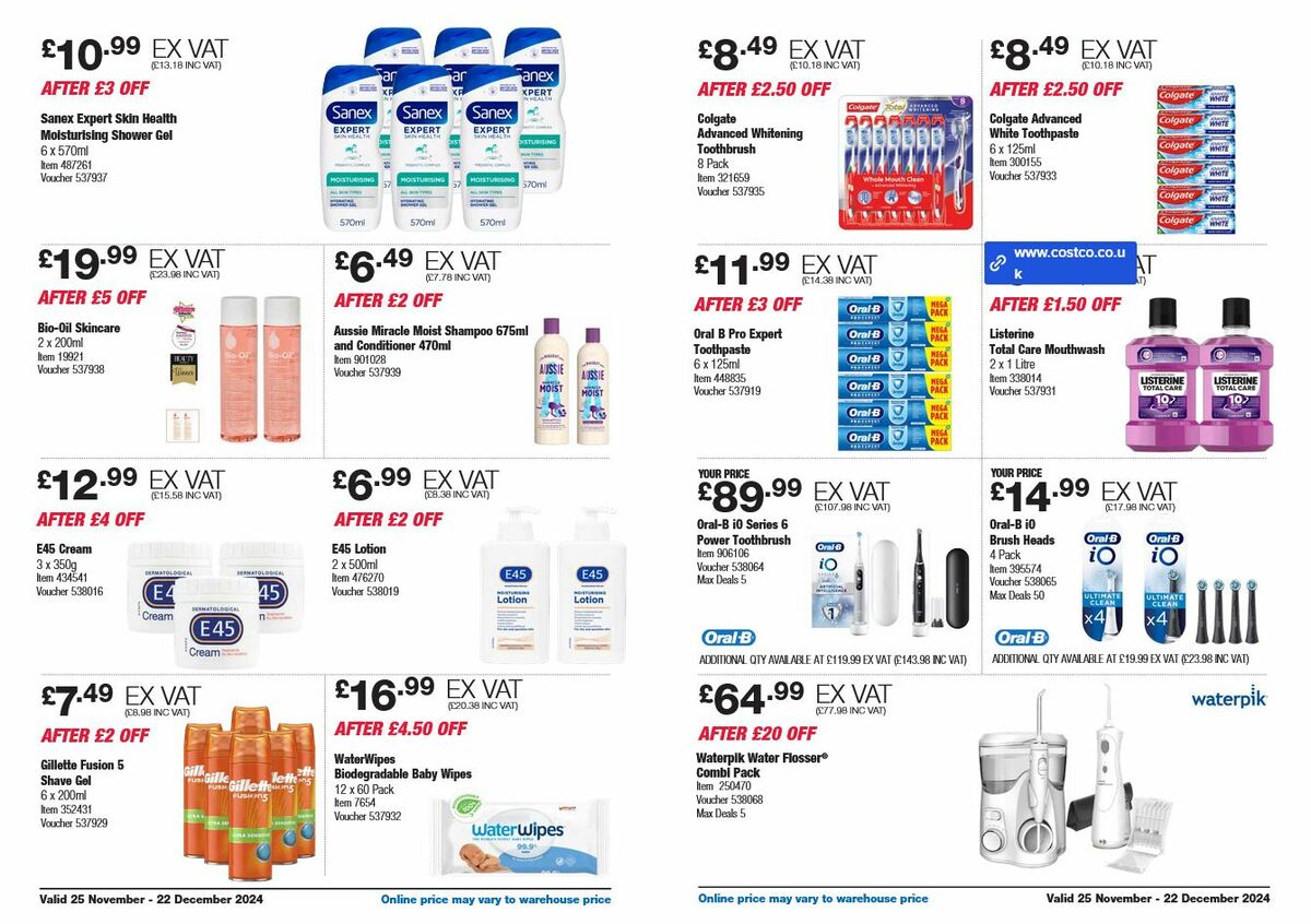 Costco Offers from 25 November