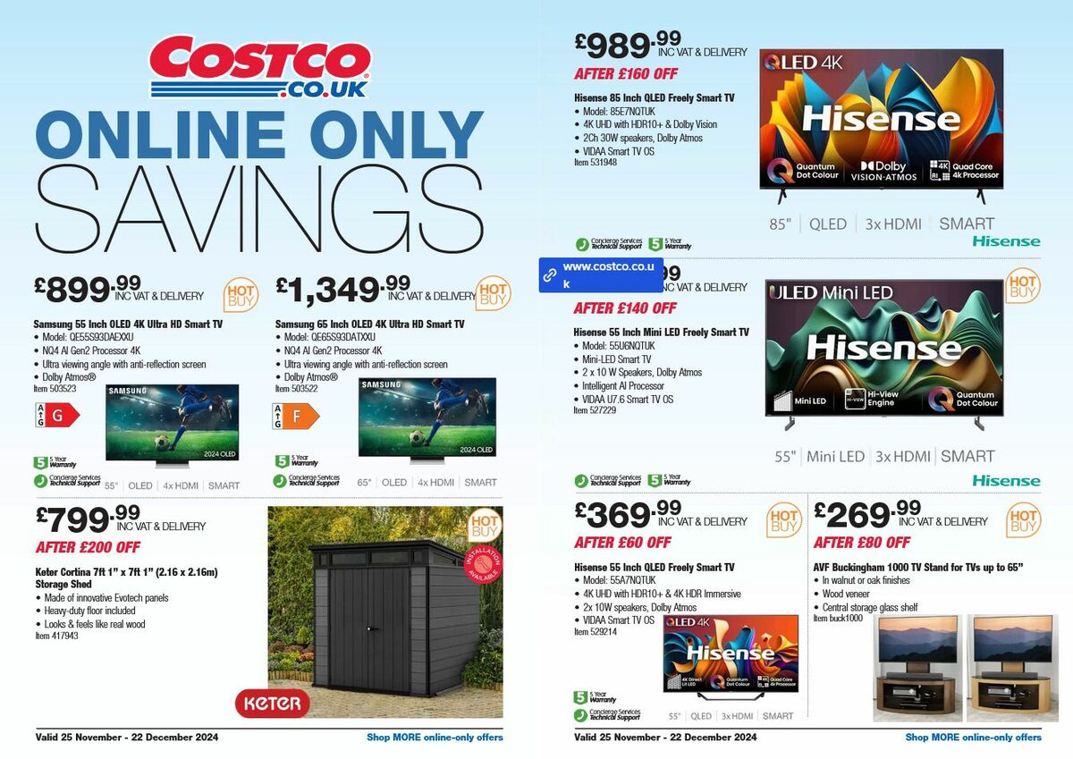 Costco Offers from 25 November