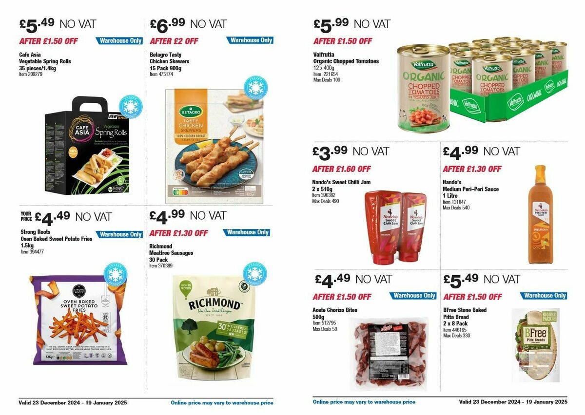 Costco Offers from 23 December