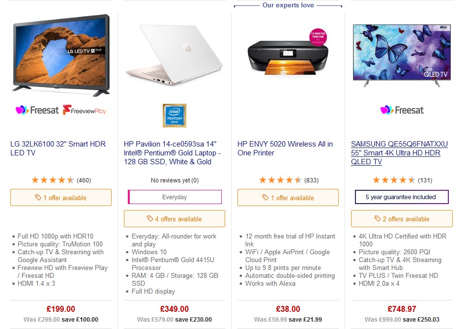 Currys Offers from 24 May