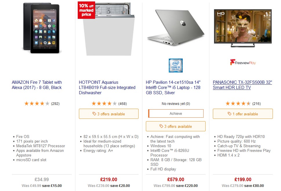 Currys Offers from 24 May