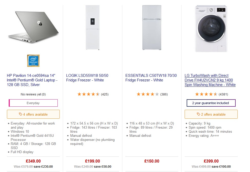 Currys Offers from 24 May