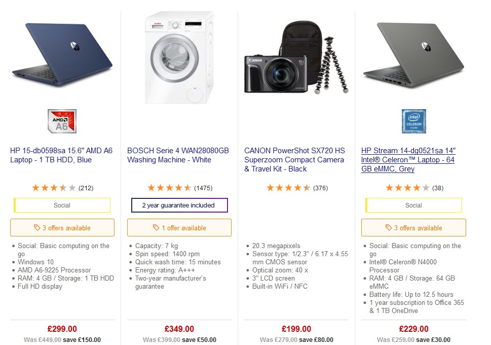 Currys Offers from 24 May