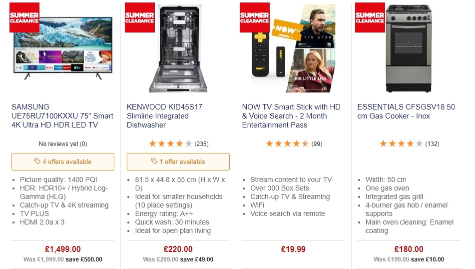 Currys Offers from 14 June