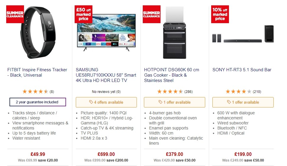 Currys Offers from 14 June