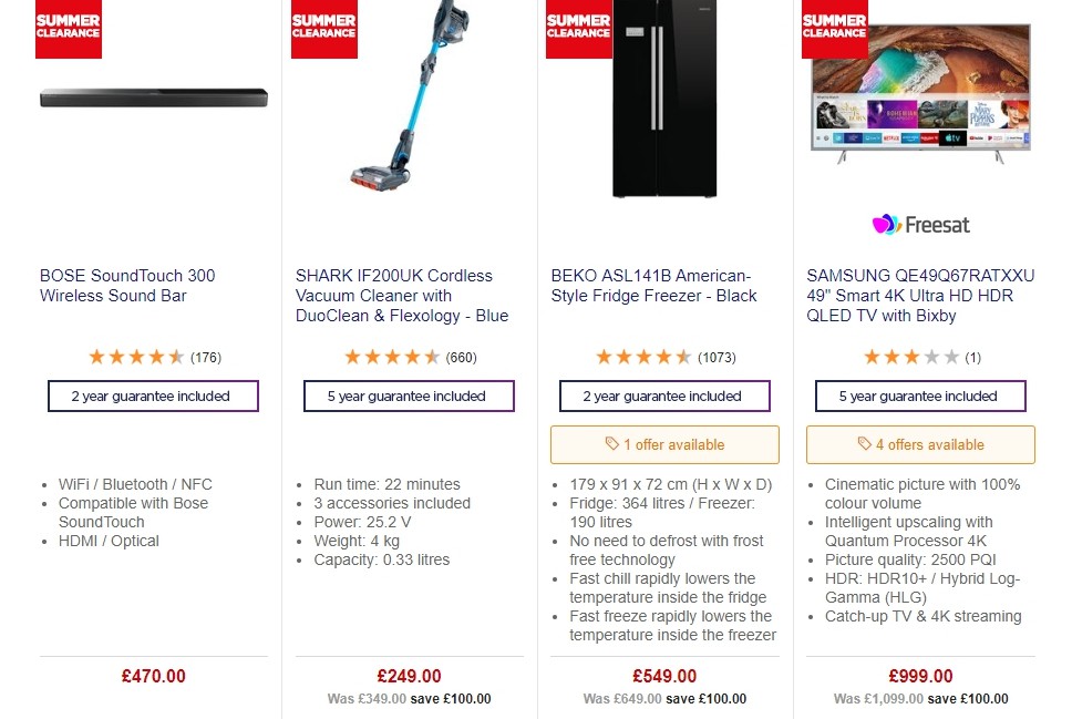 Currys Offers from 14 June