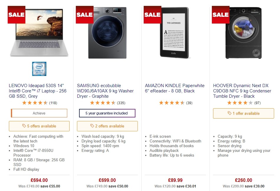 Currys Offers from 20 September