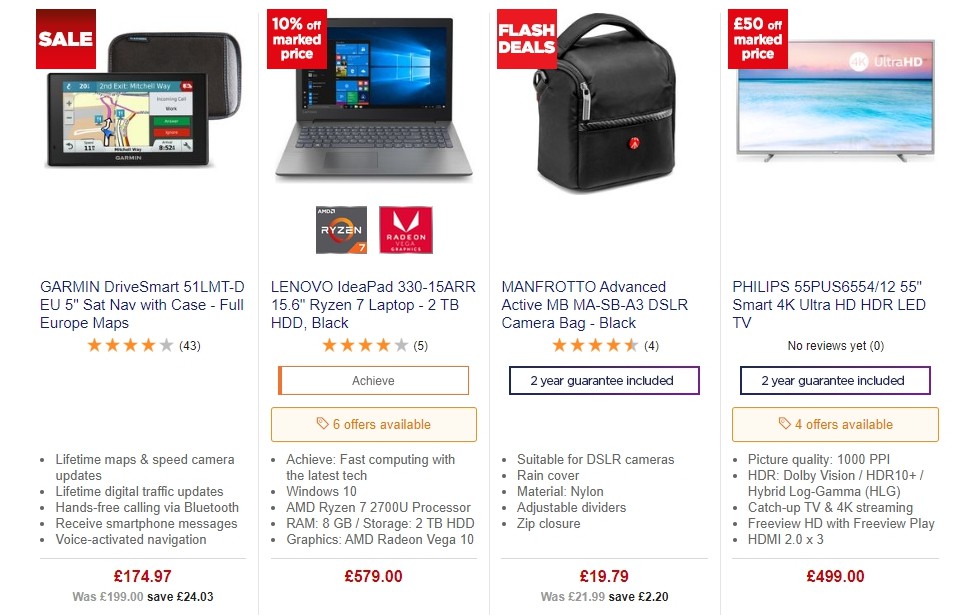 Currys Offers from 11 October