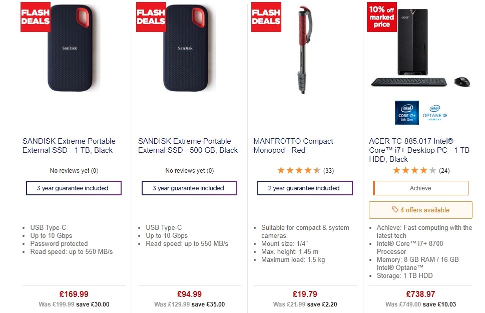 Currys Offers from 11 October