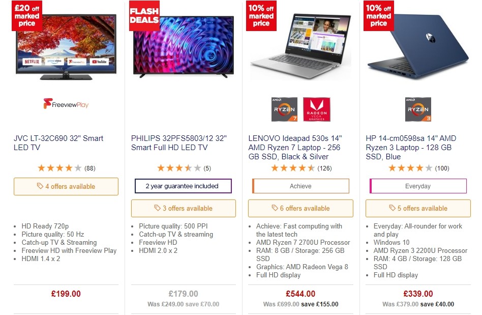 Currys Offers from 11 October