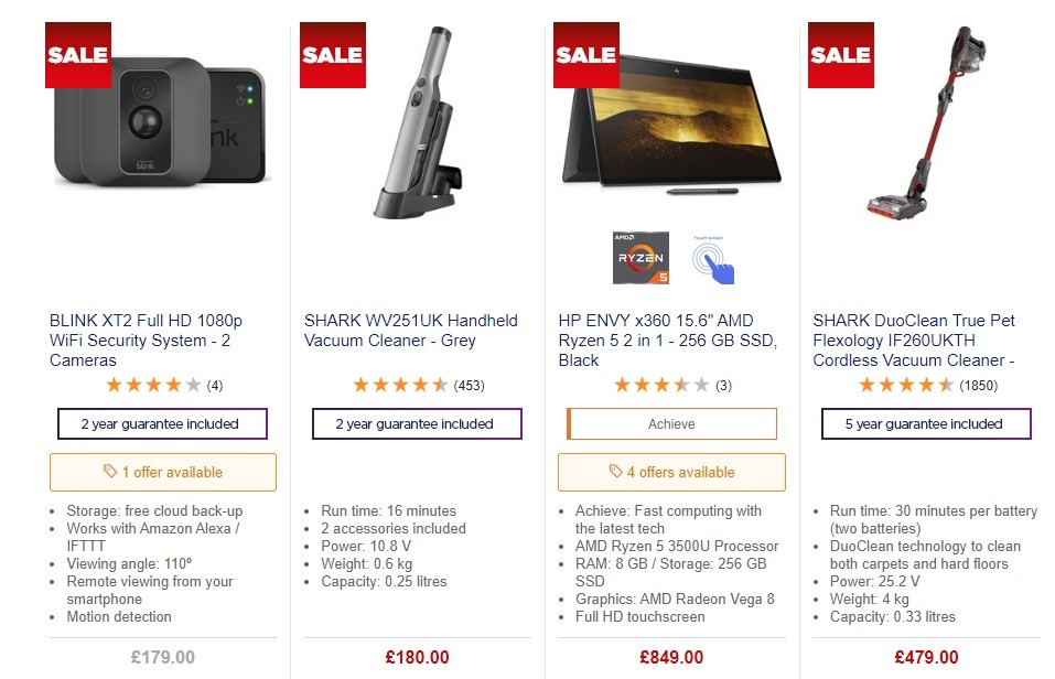 Currys Offers from 25 October