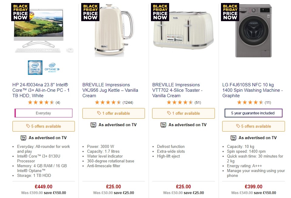 Currys Offers from 22 November