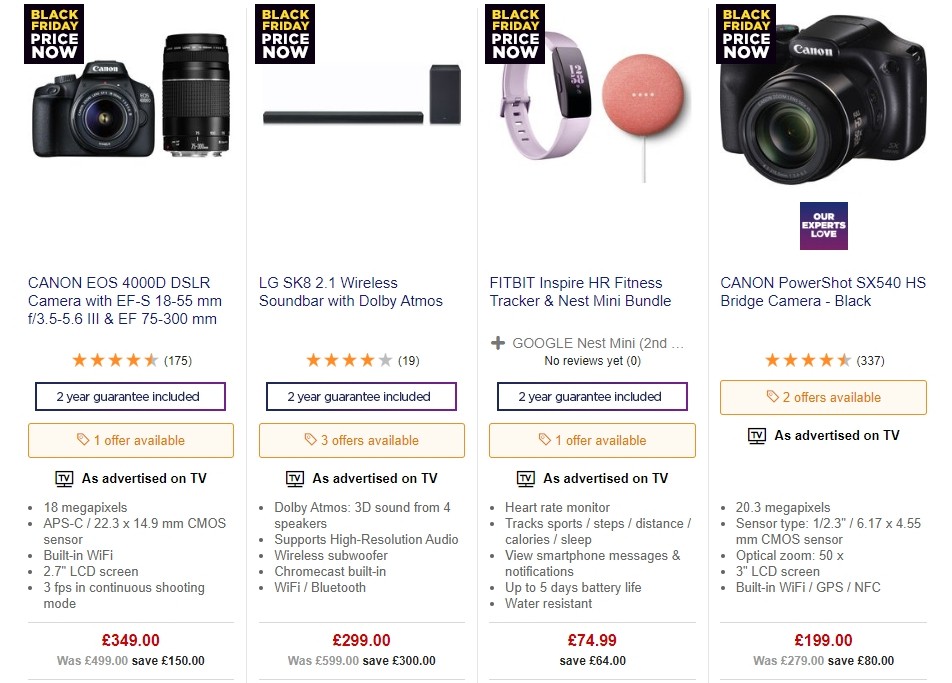 Currys Offers from 22 November