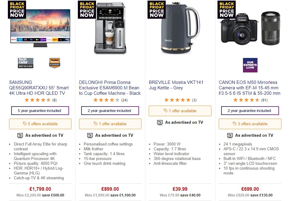 Currys Offers from 22 November