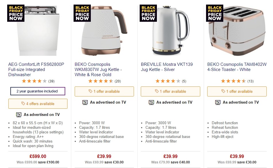 Currys Offers from 22 November