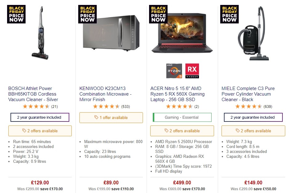 Currys Offers from 22 November