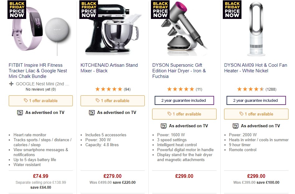 Currys Offers from 22 November