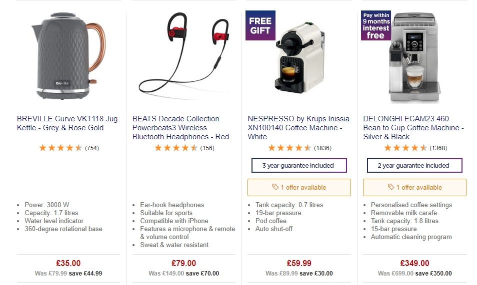 Currys Offers from 13 December