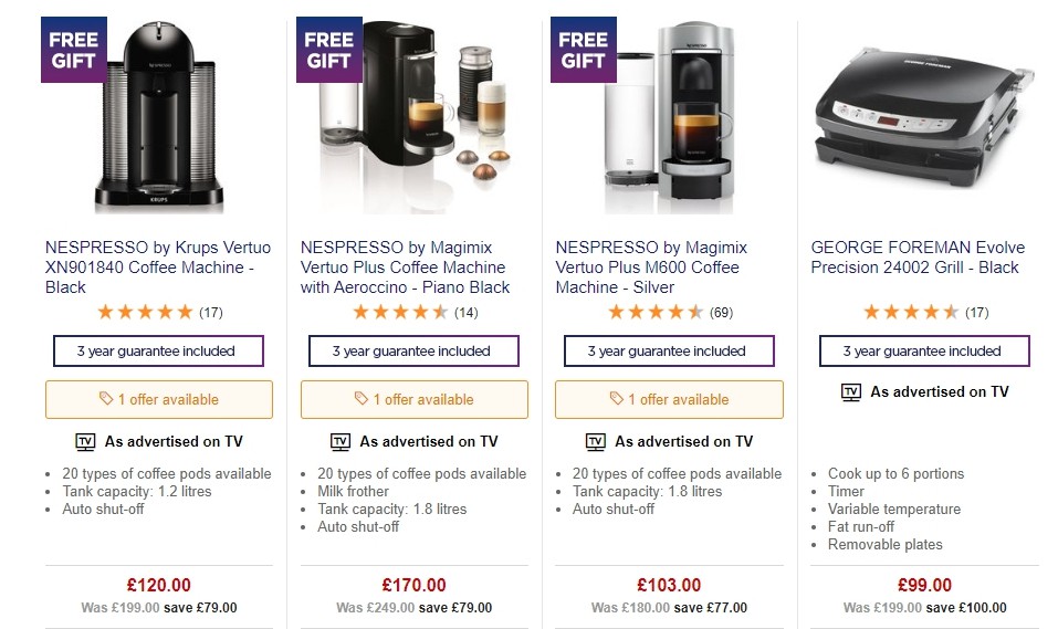 Currys Offers from 13 December