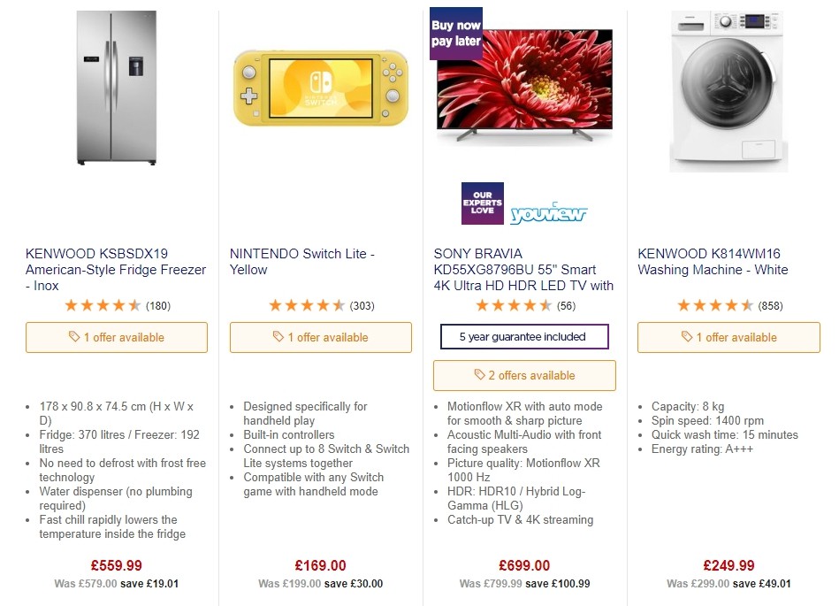 Currys Offers from 28 February