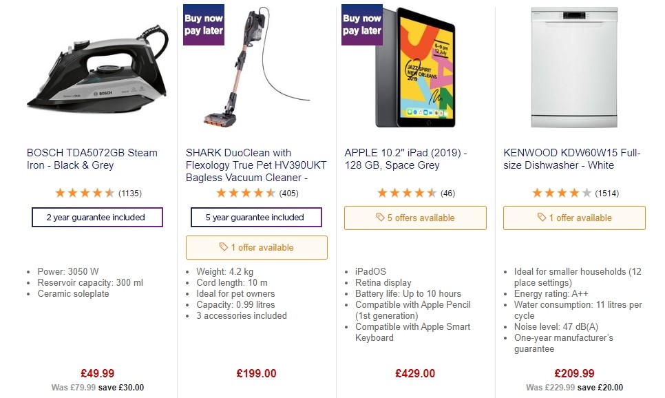 Currys Offers from 28 February