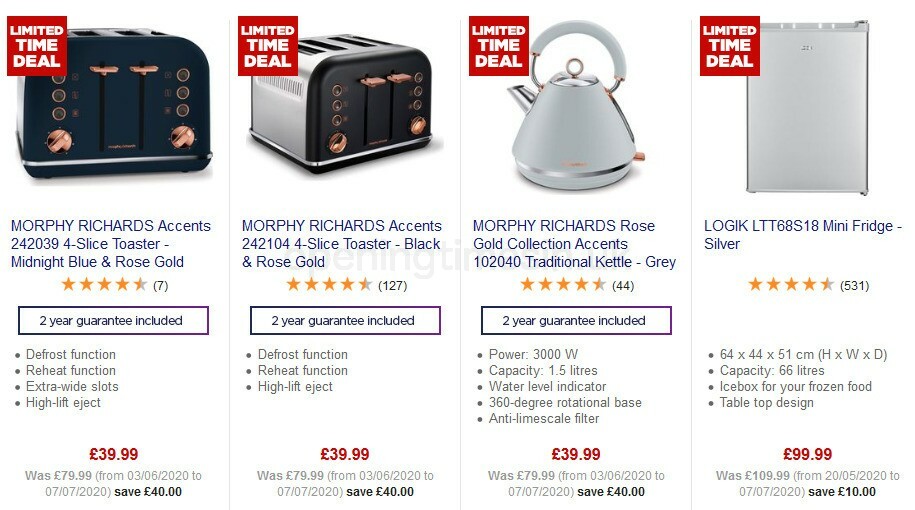 Currys Offers from 31 July