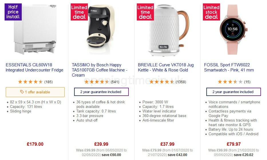 Currys Offers from 7 August