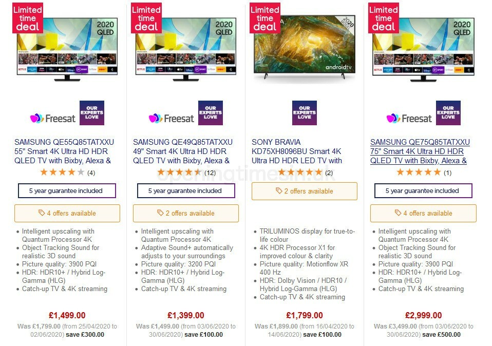 Currys Offers from 7 August