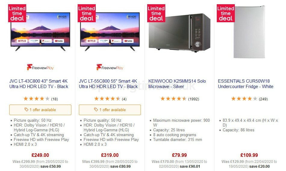 Currys Offers from 7 August