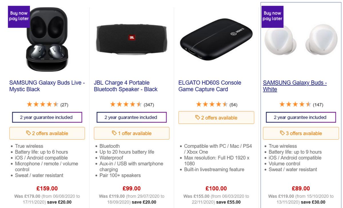 Currys Offers from 28 November