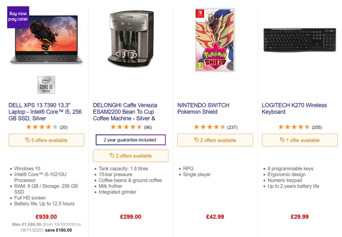 Currys Offers from 28 November