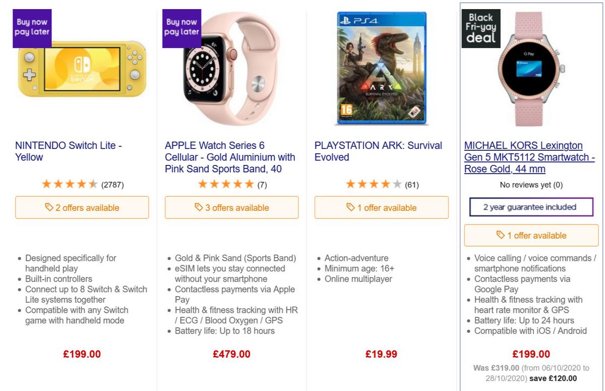 Currys Offers from 28 November