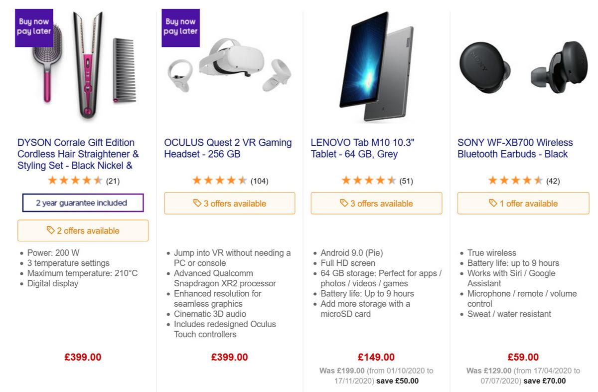 Currys Offers from 28 November