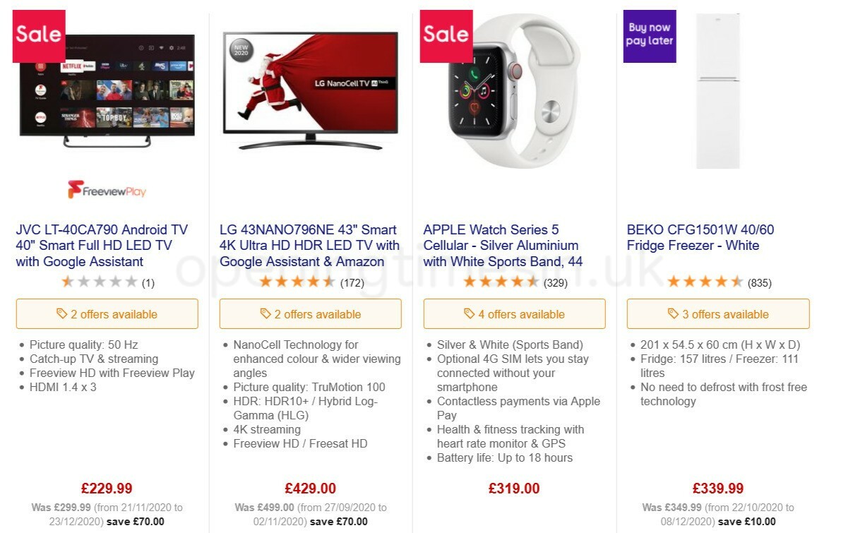 Currys Offers from 15 January