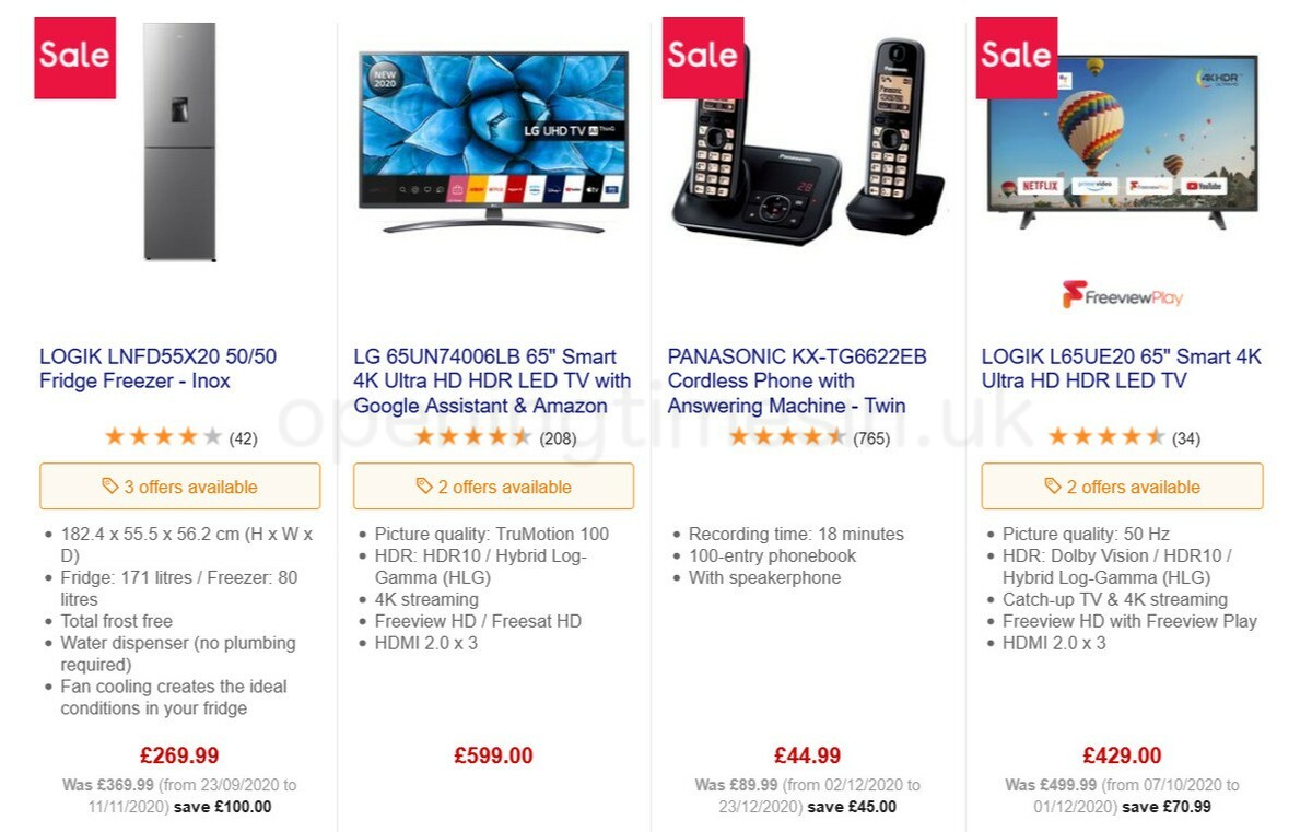 Currys Offers from 15 January