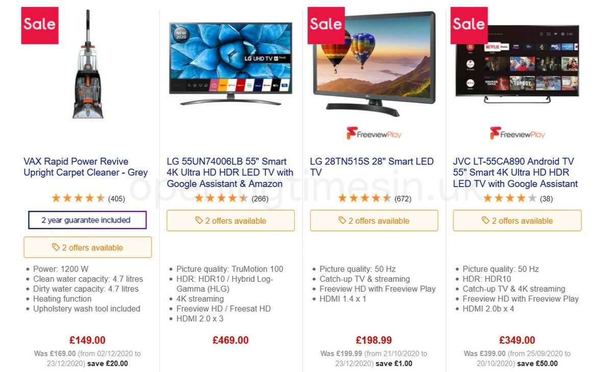 Currys Offers from 15 January