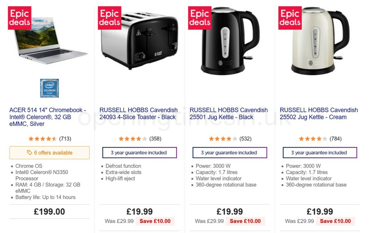 Currys Offers from 17 June