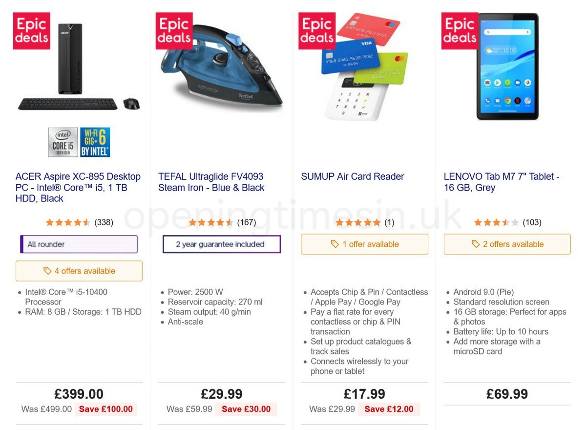 Currys Offers from 17 June