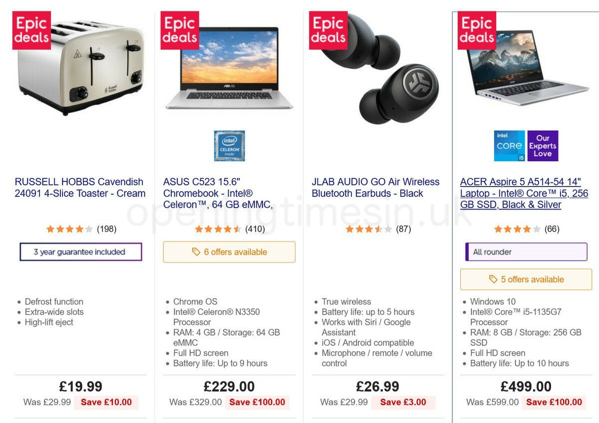 Currys Offers from 17 June