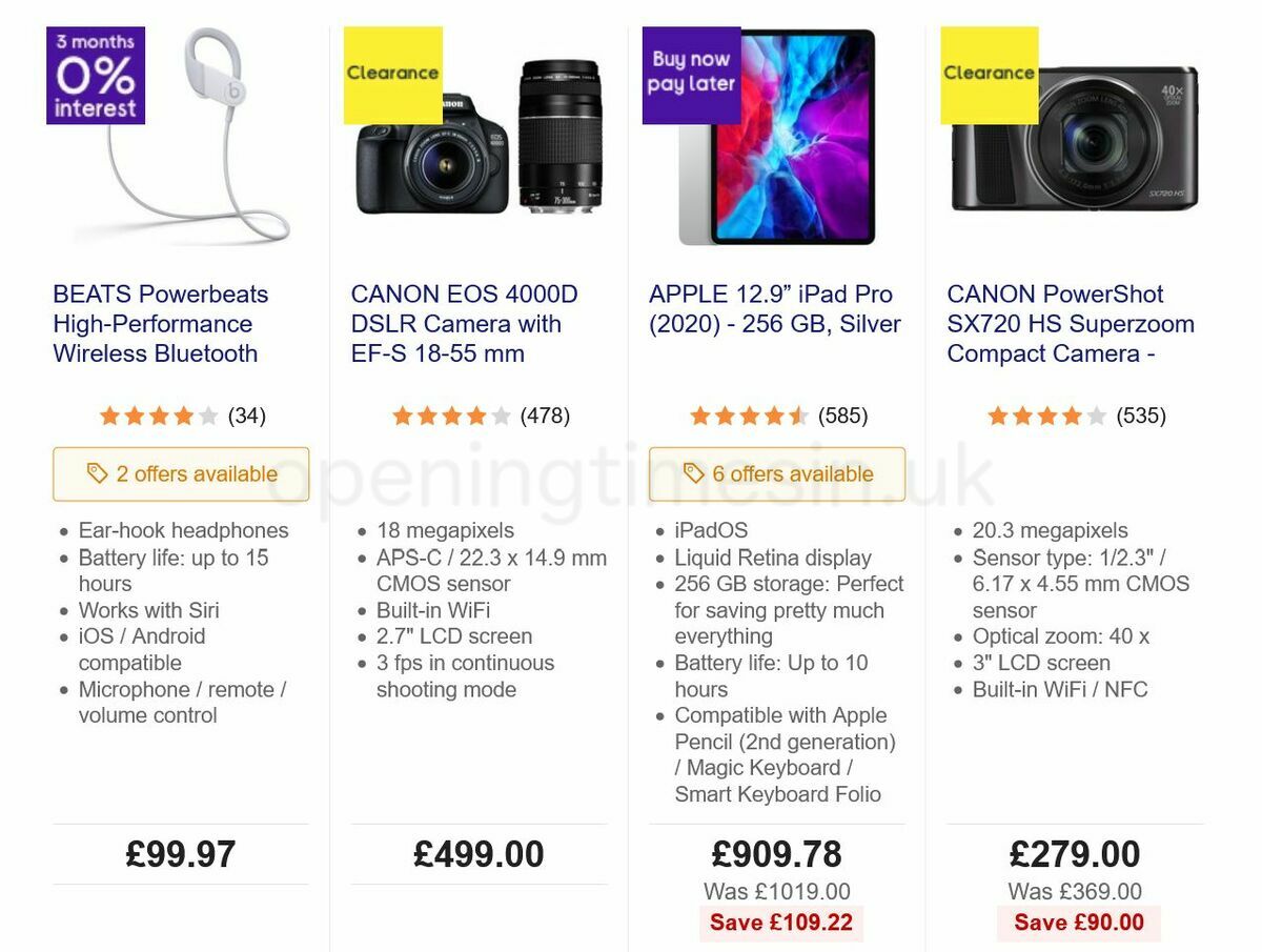 Currys Offers from 1 July