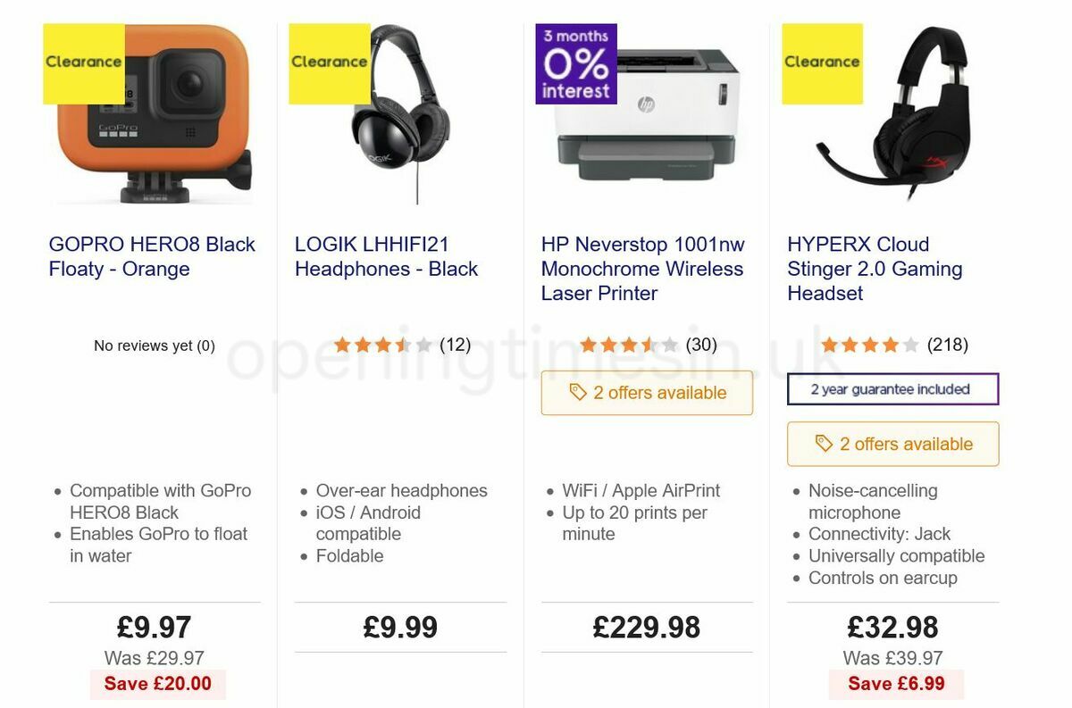 Currys Offers from 1 July