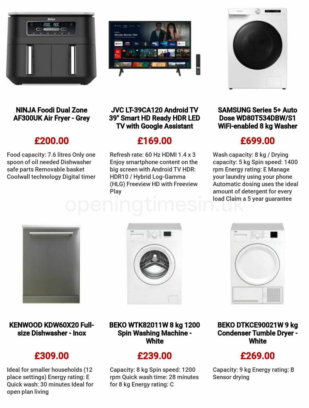 Currys Offers from 26 January