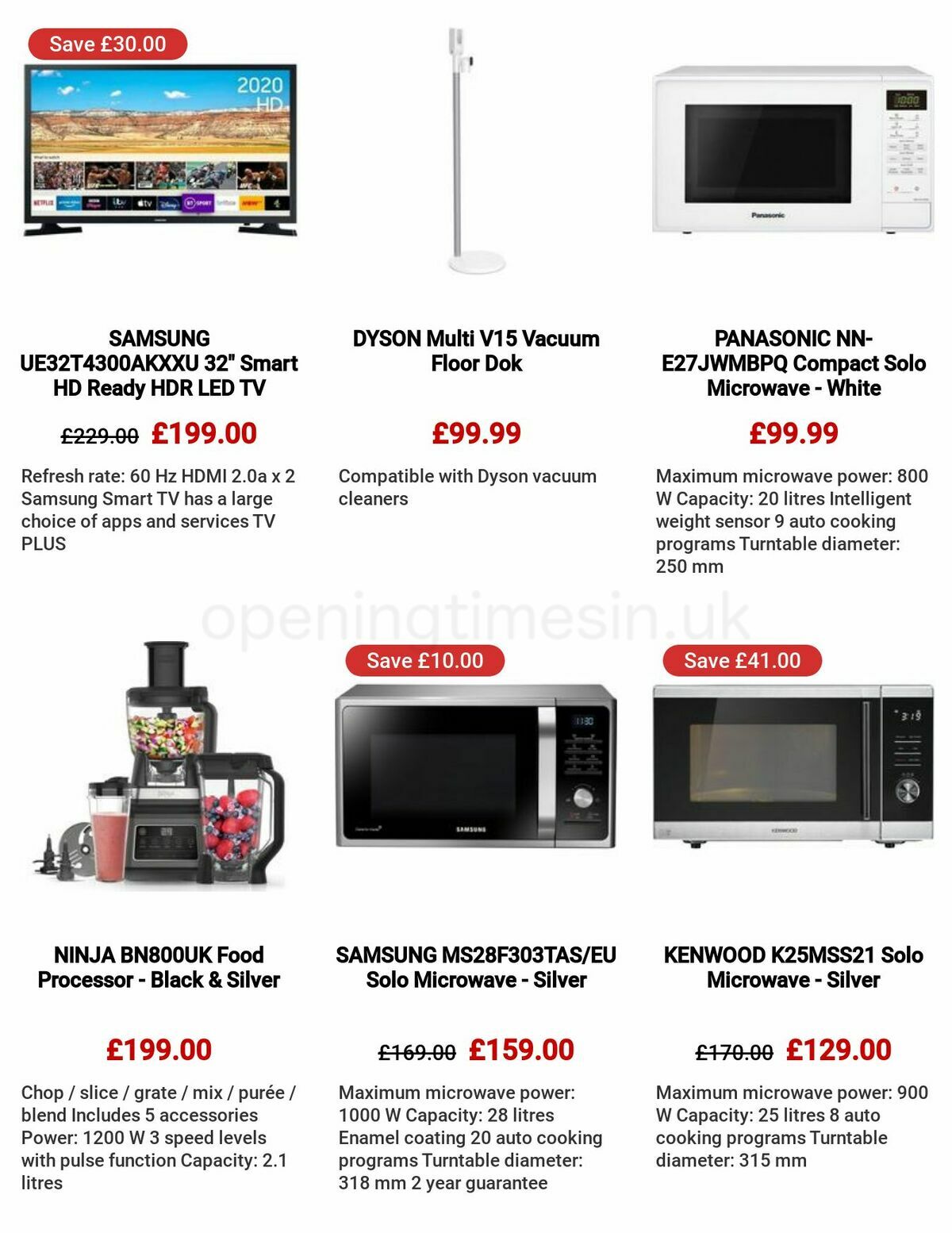 Currys Offers from 26 January