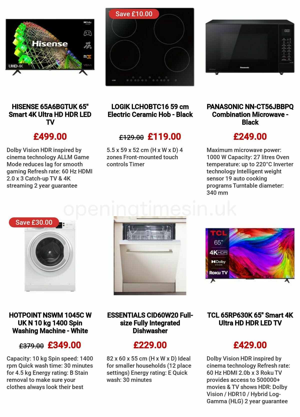 Currys Offers from 26 January