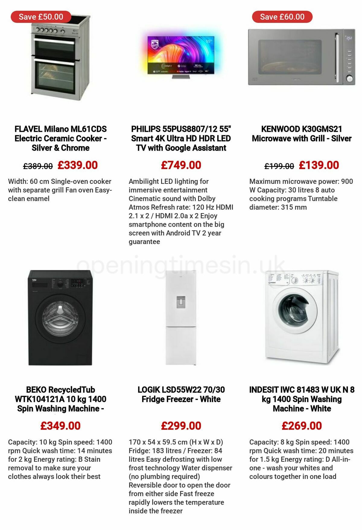 Currys Offers from 26 January