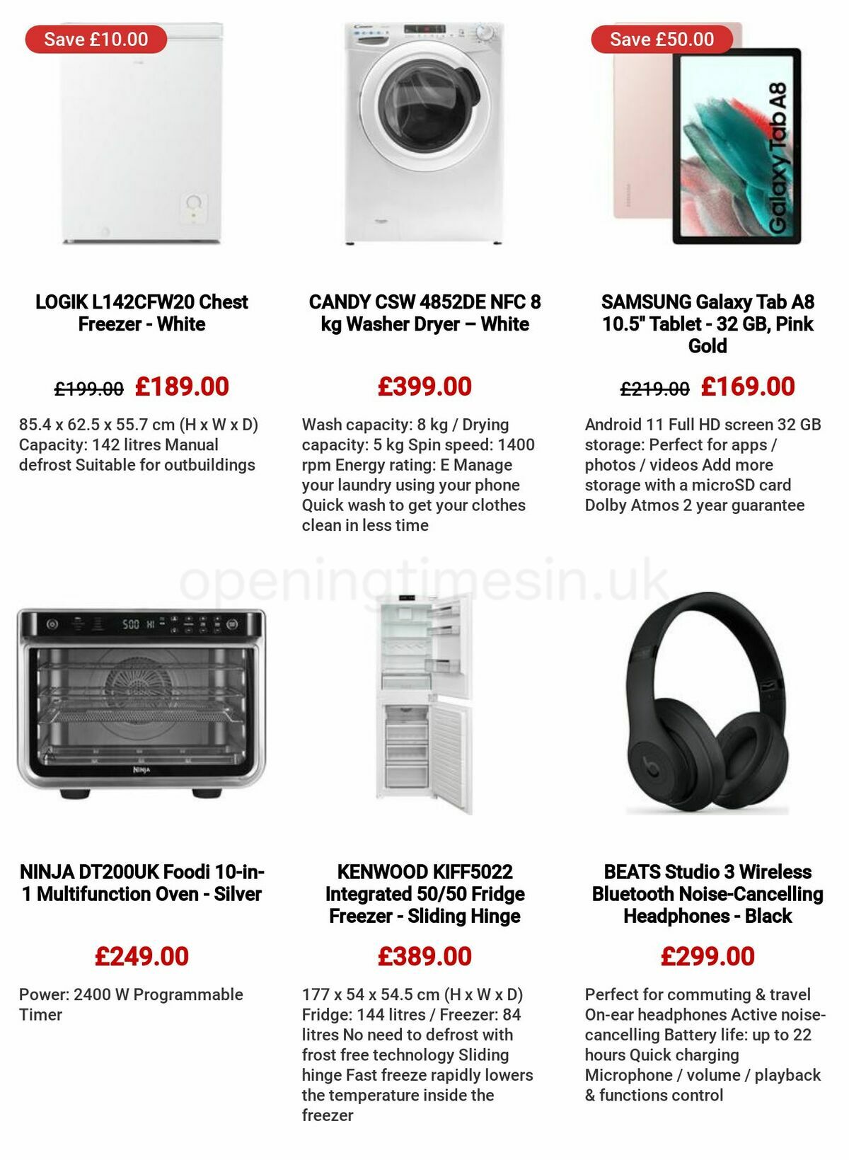 Currys Offers from 26 January