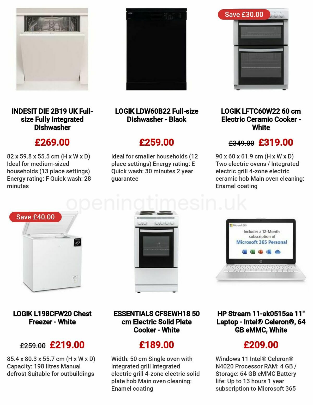 Currys Offers from 26 January