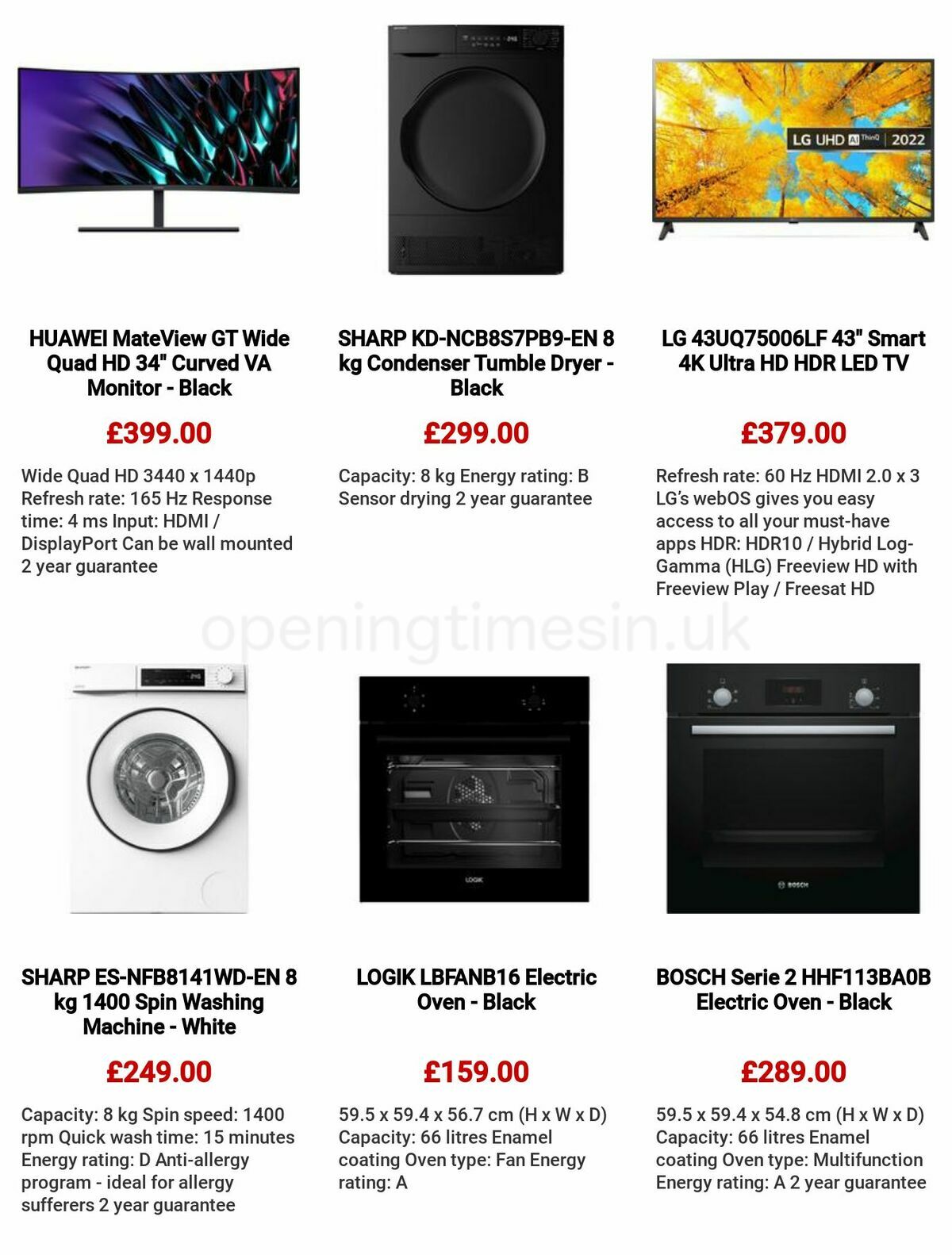 Currys Offers from 26 January