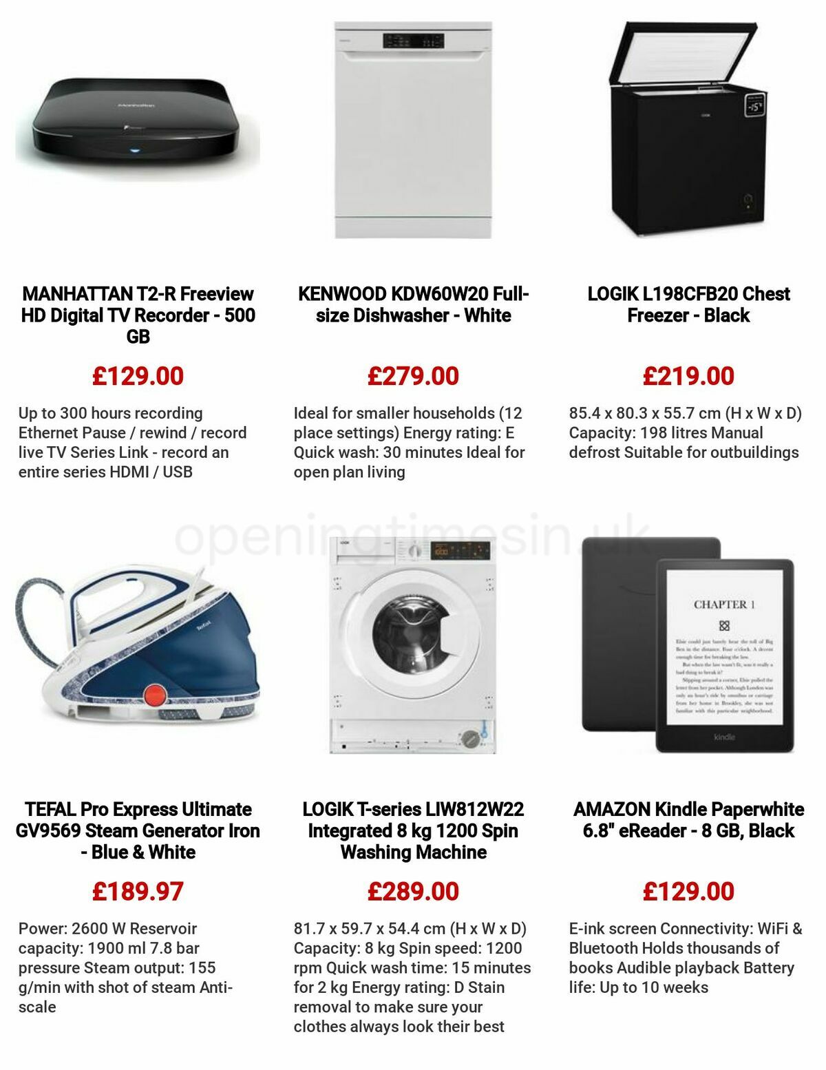 Currys Offers from 26 January