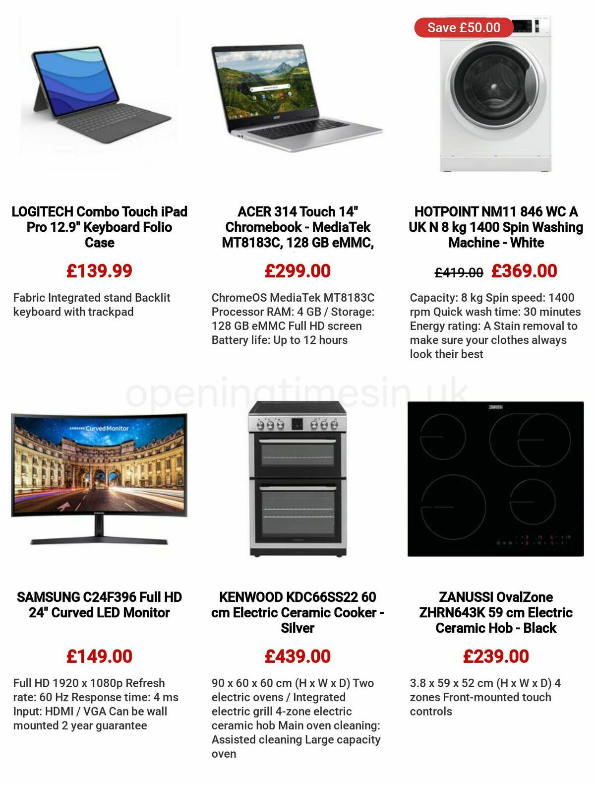 Currys Offers from 26 January